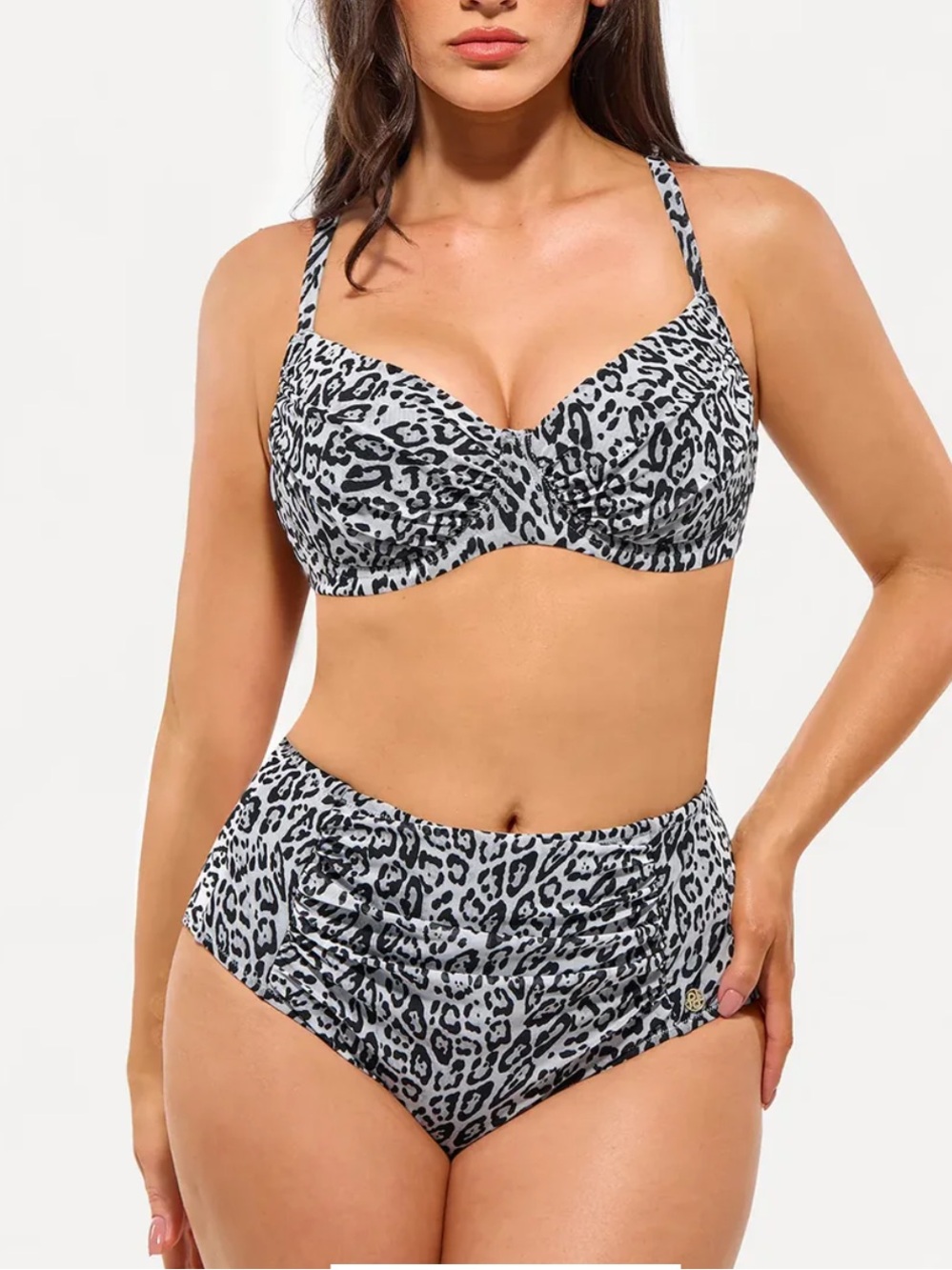 Shapewear Ruched Tummy Control Bikini Set